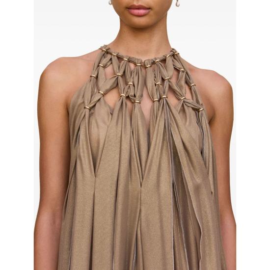 25FW 컬트 가이아 롱 원피스 GW3957SN3017 ADITI GOLD - CULT GAIA