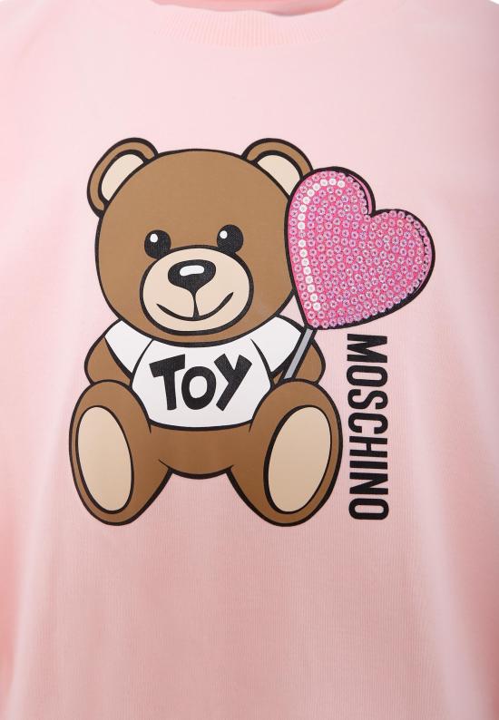 25SS [키즈] 모스키노 원피스 HDV0G9 LAA40 50209 PINK - MOSCHINO