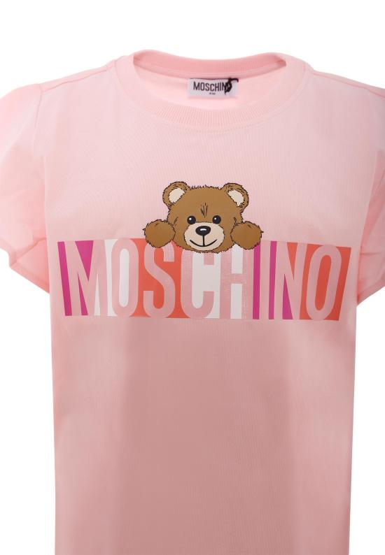 25SS [키즈] 모스키노 원피스 HDV0G8 LBA00 50209 PINK - MOSCHINO