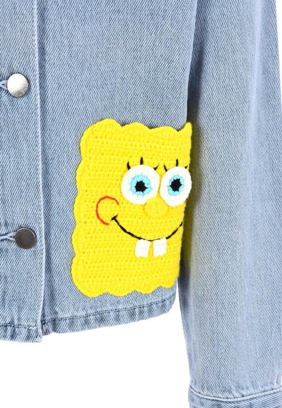 25SS [키즈] 스텔라 맥카트니 데님 자켓 TW2B27 Z0746 600 DENIM - STELLA MCCARTNEY