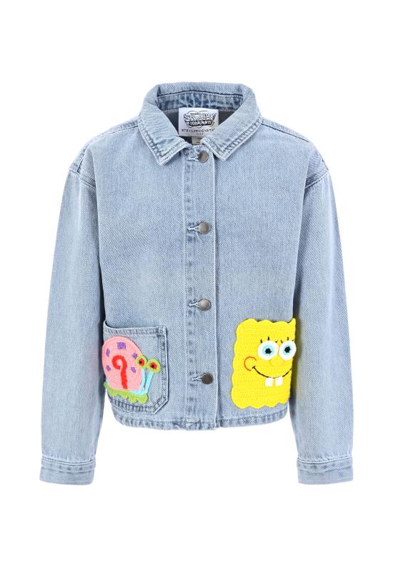 25SS [키즈] 스텔라 맥카트니 데님 자켓 TW2B27 Z0746 600 DENIM