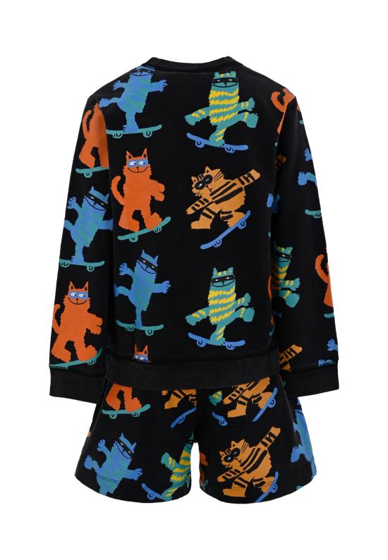  [키즈] 스텔라 맥카트니 오버롤 TW3P40 Z2647 930MV BLACK - STELLA MCCARTNEY