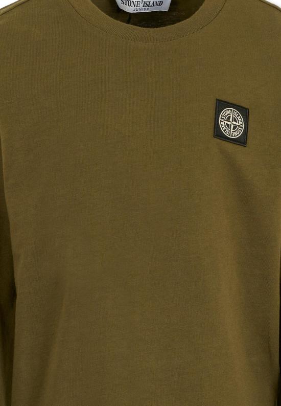 25FW [키즈] 스톤 아일랜드 티셔츠 K2S16 2100003 S0047 V0054 GREEN - STONE ISLAND