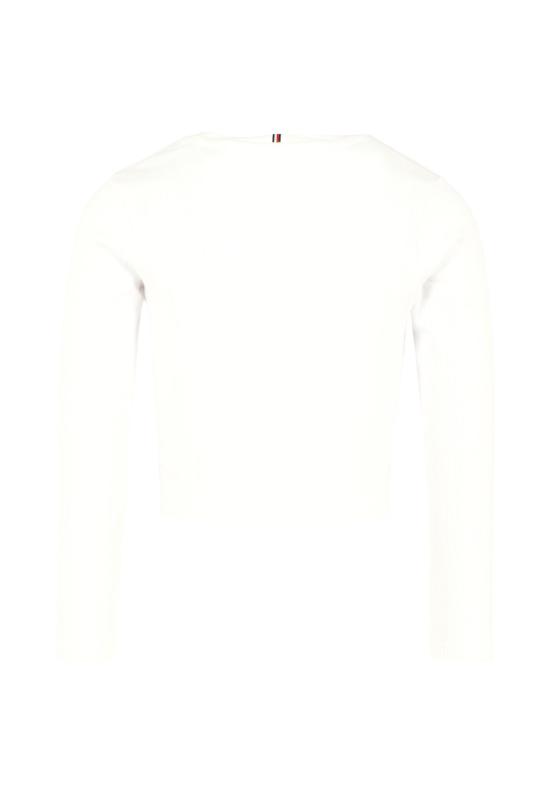 25FW [키즈] 타미힐피거 탑 25CTHKG0KG08631 YBR WHITE - TOMMY HILFIGER