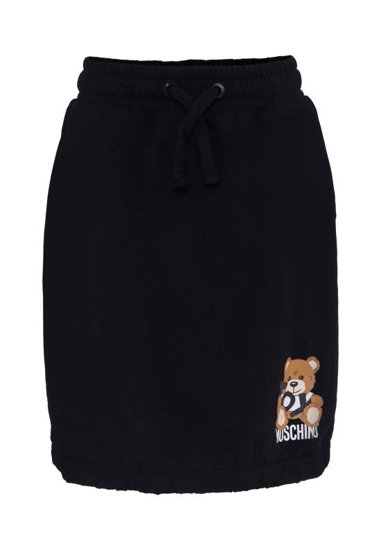 25SS [키즈] 모스키노 스커트 HDJ03O LCA19 60100 BLACK