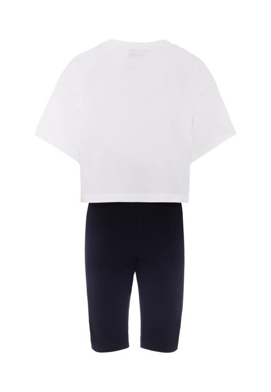 25SS [키즈] 모스키노 트레이닝 웨어 HDG01H LBA00 81214 WHITE - MOSCHINO