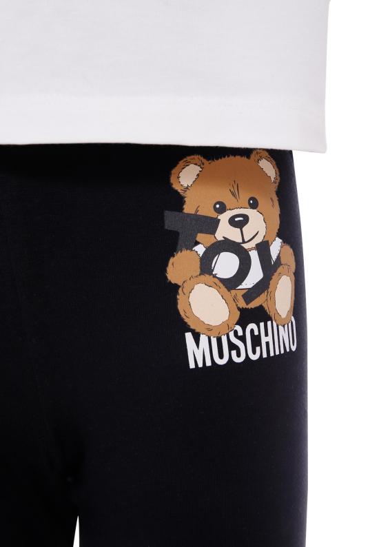 25SS [키즈] 모스키노 트레이닝 웨어 HDG01H LBA00 81214 WHITE - MOSCHINO