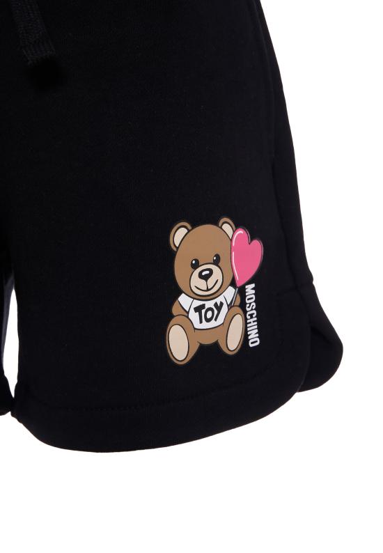 25SS [키즈] 모스키노 쇼츠/버뮤다 HDQ01M LCA52 60100 BLACK - MOSCHINO