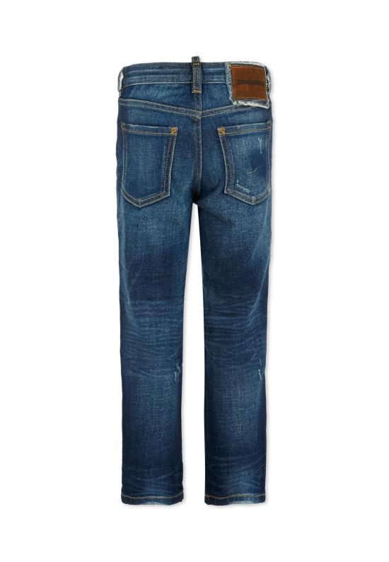 25FW [키즈] 디스퀘어드2 진 DQ2241 D0AER DQ01 DENIM - DSQUARED2