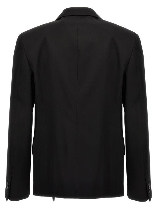  오프화이트 자켓 OMEN063F23FAB00110101010 Black - OFF WHITE