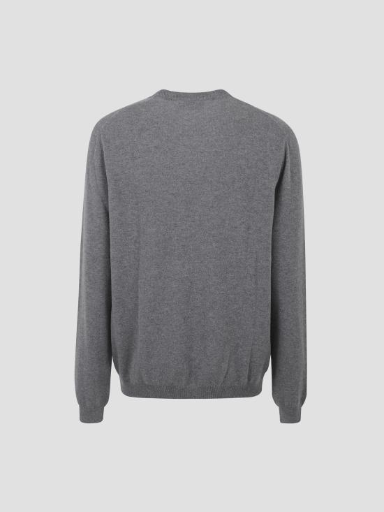 25FW 구찌 자수 로고 스웨터   833668XKEYH 1015 COOL IRON MC - GUCCI