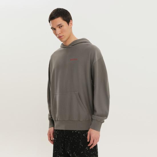 25FW 1989 스튜디오 후드 티셔츠 F04MMC007FLE002 Grey