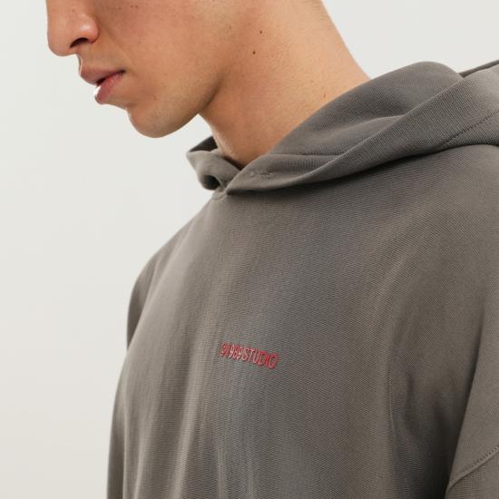 25FW 1989 스튜디오 후드 티셔츠 F04MMC007FLE002 Grey - 1989 STUDIO