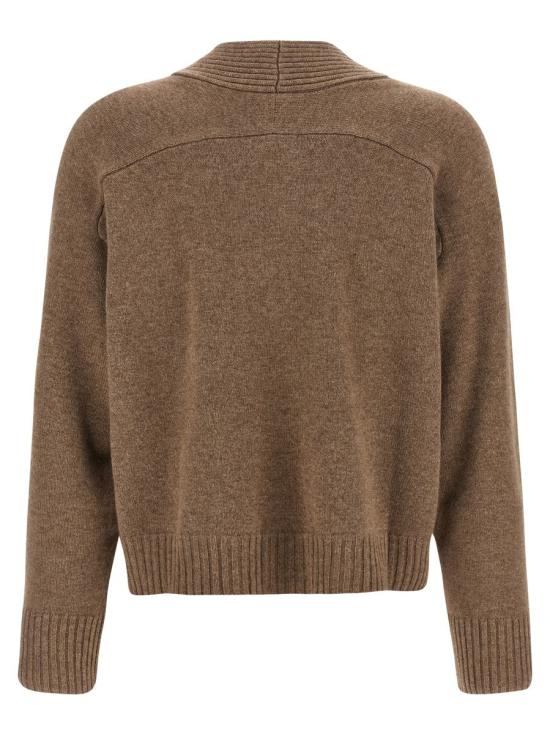 25FW 루루 드 세종 가디건 KAIALDSTAUPEMELANGE Beige - LOULOU DE SAISON