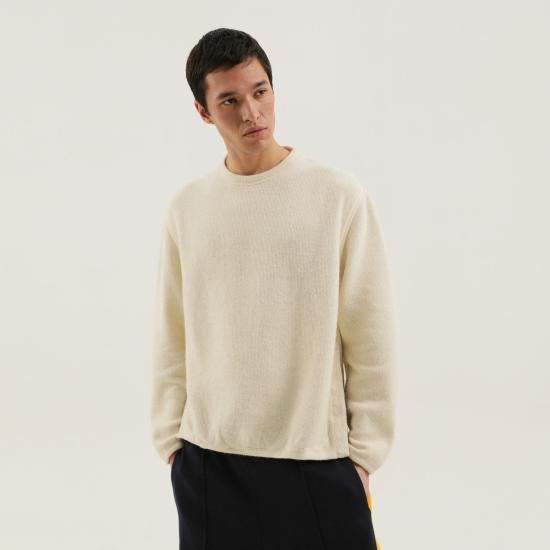 25FW 1989 스튜디오 긴팔 티셔츠 F04MEL001JER001 White