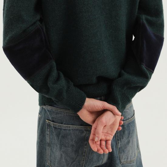 25FW 1989 스튜디오 긴팔 티셔츠 F04MAC002KNI001 Green - 1989 STUDIO