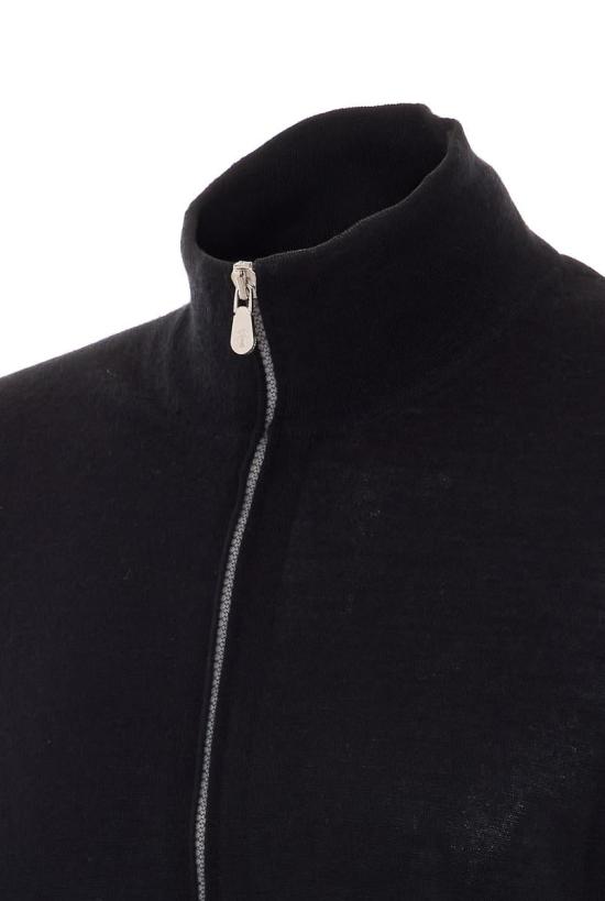 26SS 브루넬로 쿠치넬리 집업 니트 M2300106CH101 Black - BRUNELLO CUCINELLI