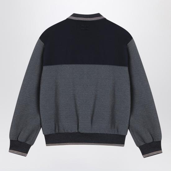 25FW 미우미우 긴팔 티셔츠 MJLA01OOO18FX Grey - MIU MIU