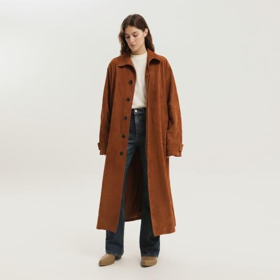 25FW 1989 스튜디오 코트 F04WLB006LEA001 Brown