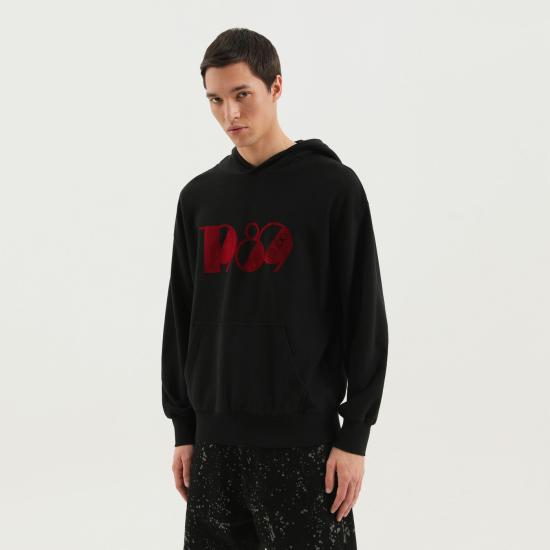 25FW 1989 스튜디오 긴팔 티셔츠 F04MMC007FLE003 Black