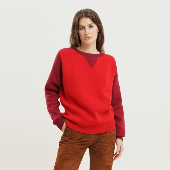 25FW 1989 스튜디오 긴팔 티셔츠 F04WAL006KNI001 Red