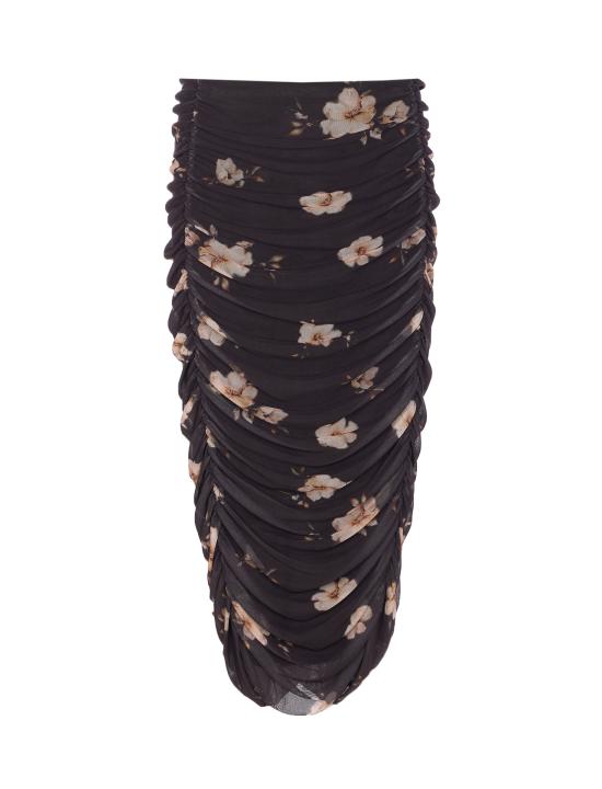 25FW 마 데 마가리타스 미디 스커트 MMABW01365 NE108 Black