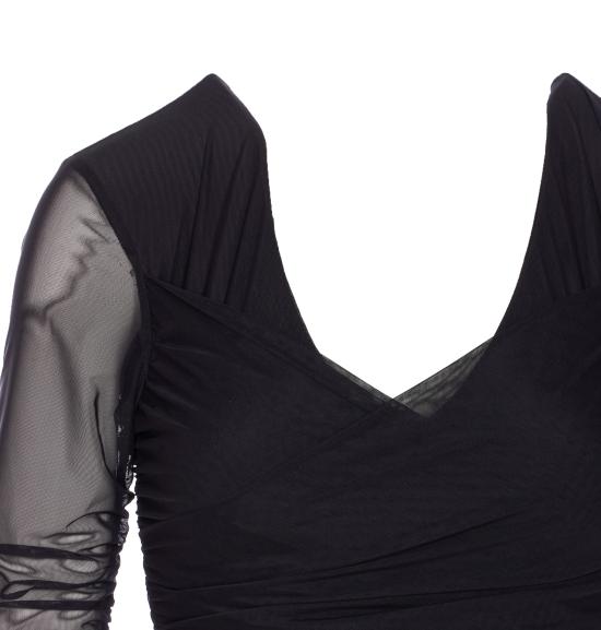 25FW 마 데 마가리타스 미디 원피스 MMABW01353 NE01 Black - MAR DE MARGARITAS