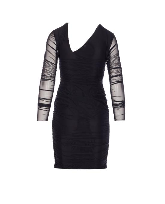 25FW 마 데 마가리타스 미디 원피스 MMABW01353 NE01 Black - MAR DE MARGARITAS