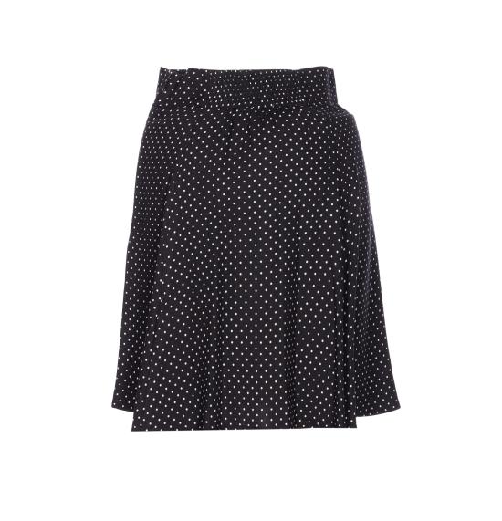 25FW 마 데 마가리타스 미디 스커트 MMABW01315 NE102 Black - MAR DE MARGARITAS