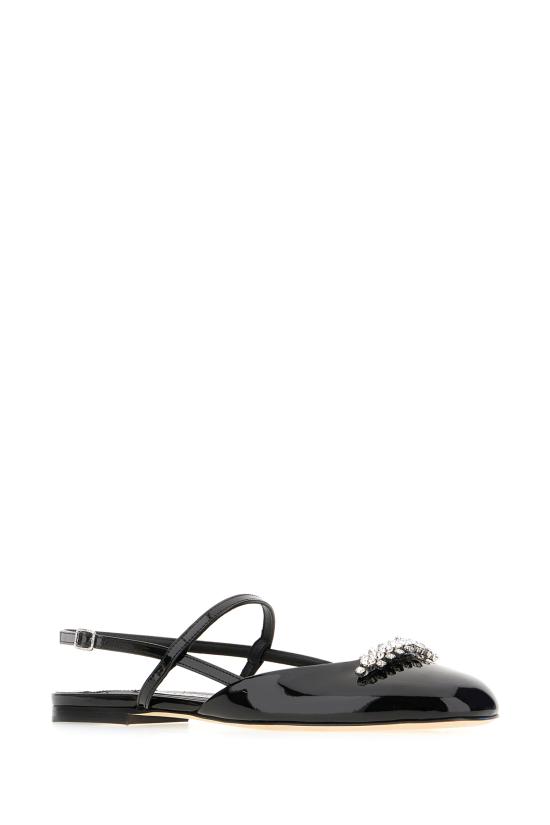 25FW 지미추 플랫 슈즈 BELINDASBFLATPAT BLACK - JIMMY CHOO