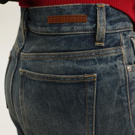 25FW 1989 스튜디오 스트레이트 팬츠 F04WCE008DEN001 Blue - 1989 STUDIO