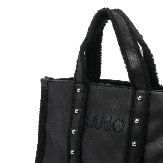 25FW 리우조 토트백 2F5027E0021 22222 Black - LIU JO