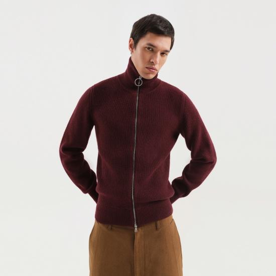 25FW 1989 스튜디오 긴팔 티셔츠 F04MAN002KNI001 Red