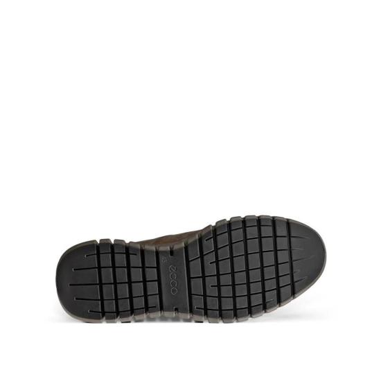 25FW 에코 스니커즈 GRUUV SNEAKER LEA GTX 525224 02559 Dark clay - ECCO