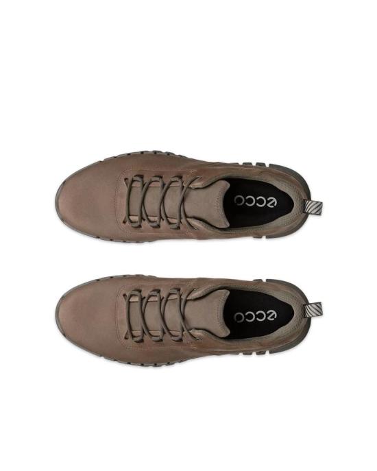25FW 에코 스니커즈 GRUUV SNEAKER LEA GTX 525224 02559 Dark clay - ECCO