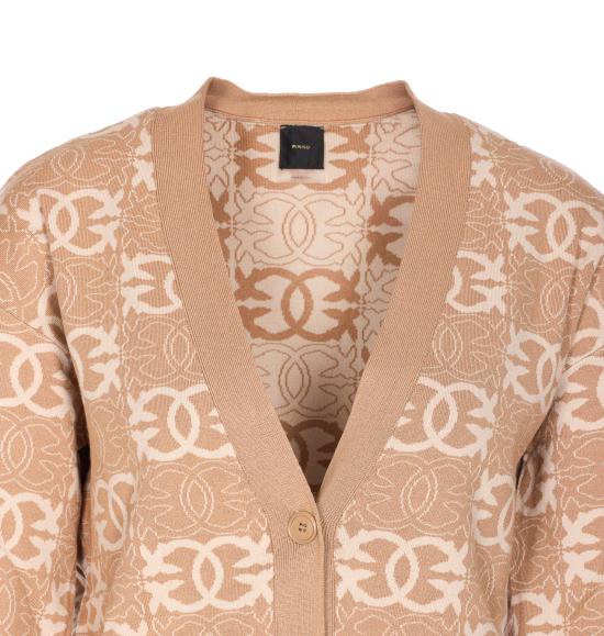 25FW 핑코 가디건 106042 A2YDC4Z Beige - PINKO