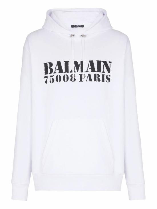 25FW 발망 긴팔 티셔츠 FH1JT047BD04 GAB White