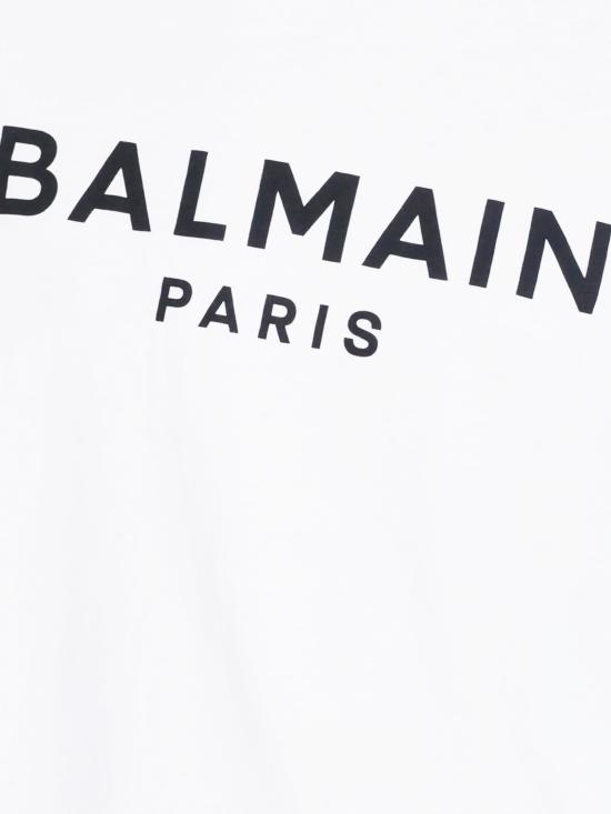 25FW 발망 반팔 티셔츠 FH1EG000BB73 GAB White - BALMAIN