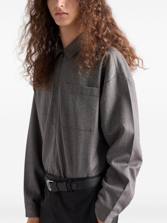 25FW 프라다 셔츠 SC824SOOO15O1 F0031 Grey - PRADA