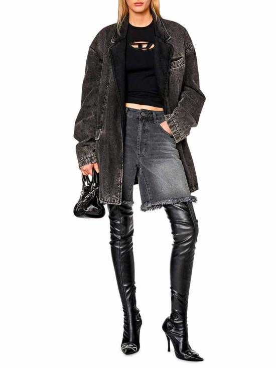  디젤 민소매 티셔츠 A062680AFAA9XXA Black - DIESEL