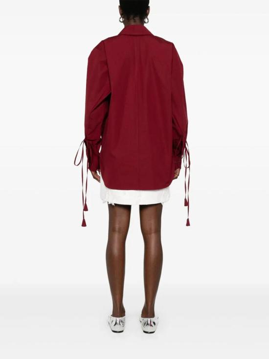  구찌 면 포플린 셔츠 830353Z7ADR6052 Red - GUCCI