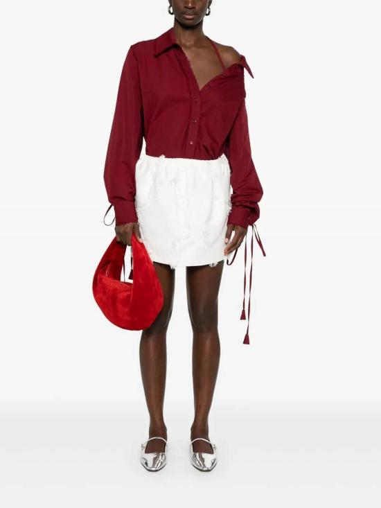  구찌 면 포플린 셔츠 830353Z7ADR6052 Red - GUCCI