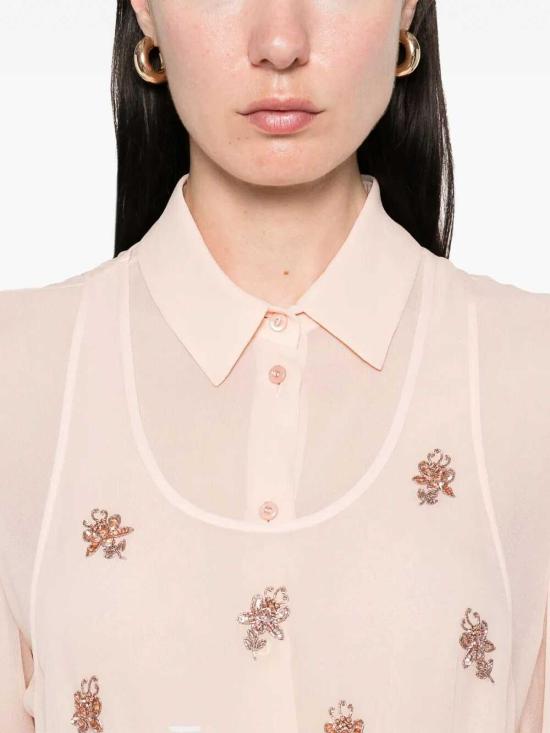 25SS 펜디 긴팔 티셔츠 FS8251AQ33F1RX0 Pink - FENDI