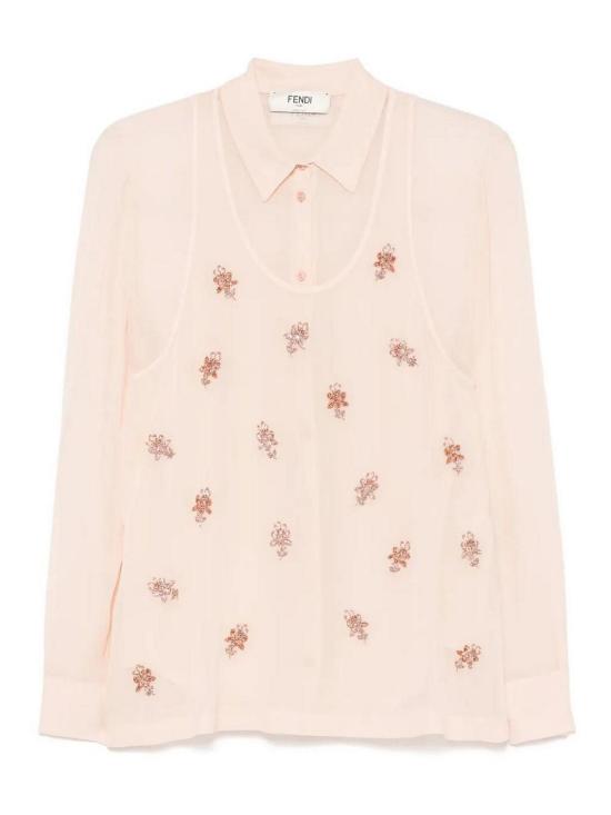 25SS 펜디 긴팔 티셔츠 FS8251AQ33F1RX0 Pink