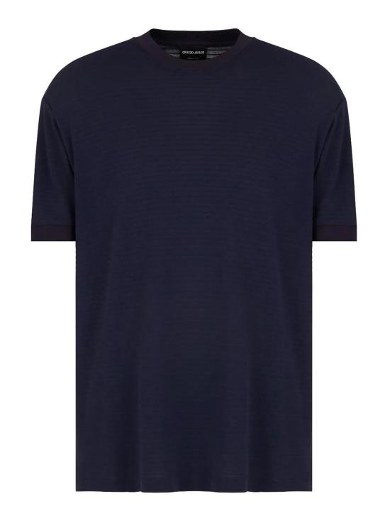26FW 조르지오 아르마니 반팔 티셔츠 GM001087TE14824UB115 Blue