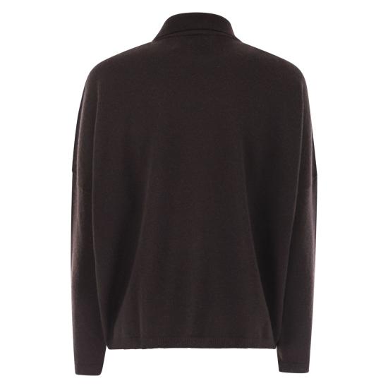 25FW 바니제 폴로 티셔츠 V54617 DARK BROWN - VANISÉ