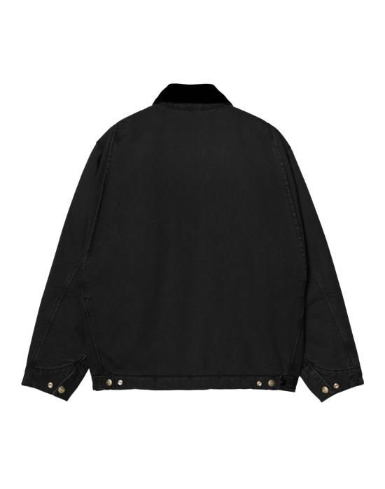 25FW 칼하트 WIP 자켓 남성 재킷 I035614 00E40 OG 디트로이트 블랙 스톤 캔버스 카하트 WIP - CARHARTT WIP