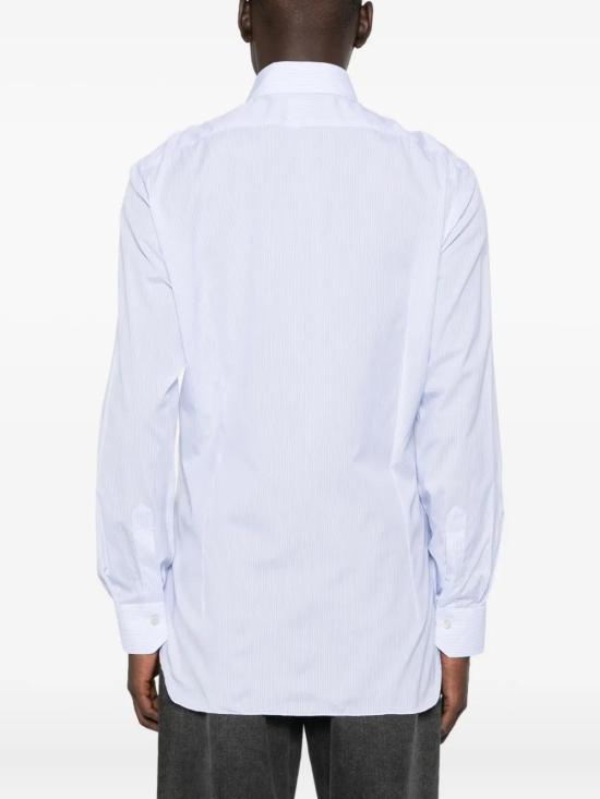 25FW 키톤 긴팔 셔츠 UCCH0948413002 CELESTE - KITON