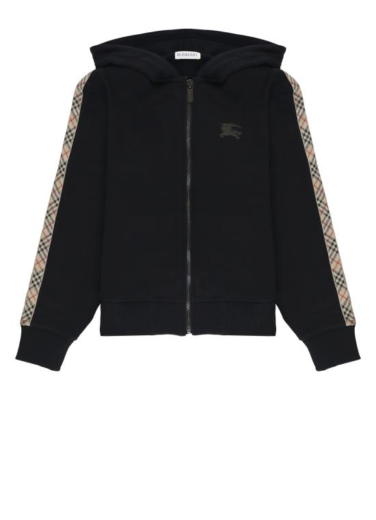 25FW [주니어] 버버리 풀오버 8108062 KB5 CLYDE CHECK TAPEA1189 Black