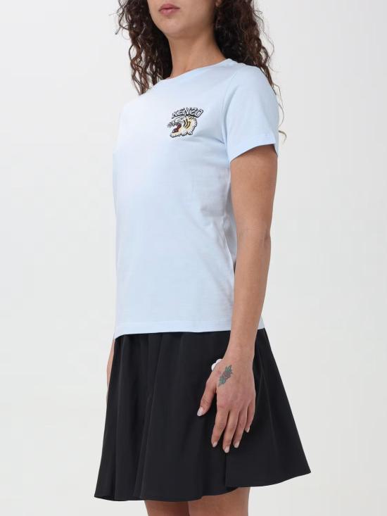  겐조 반팔 티셔츠 FE52TS1154SG 63 Blue - KENZO